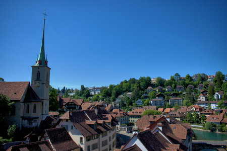 Countryside around the city of Bern in Switzerland 21.5.2020のeditorial素材