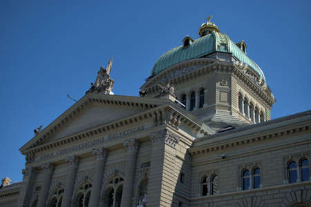 House of parliament in the city of Bern in Switzerland 21.5.2020のeditorial素材