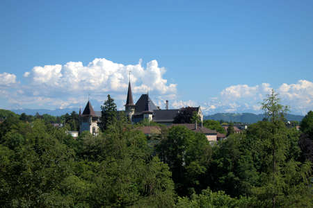 Countryside around the city of Bern in Switzerland 21.5.2020のeditorial素材