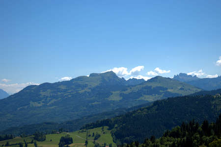Fascinating alpine scenery from the Canton Appenzell in Switzerland 1.6.2020の写真素材
