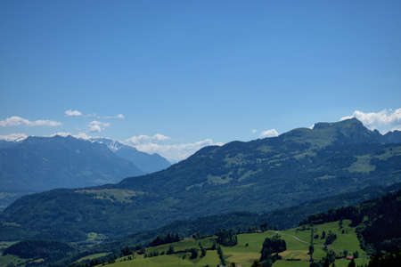 Fascinating alpine scenery from the Canton Appenzell in Switzerland 1.6.2020の写真素材
