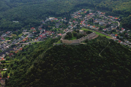Flight over the city of Bratislava in Slovakia 11.9.2020のeditorial素材