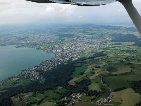 Coastline of a lake in Switzerland 26.5.2018