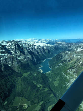 Flight along the wonderful alps in Switzerland 26.5.2017