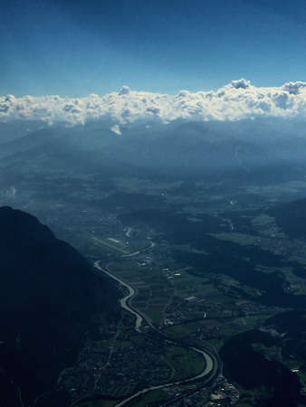 Exploring the mountains in Austria with a small plane 16.8.2016