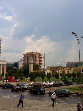 Discovering the city of Tirana in Albania 7.8.2015のeditorial素材