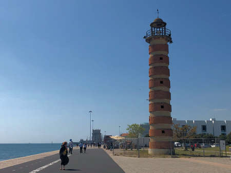 Waterfront in Santa Maria de Belem near Lisbon in Portugal 27.3.2019のeditorial素材