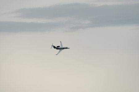 Rhine Valley, Saint Gallen, Switzerland, May 20, 2023 T7-CBW Embraer EMB-500 Phenon 100 aircraft...