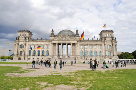 The Bundestag in Berlin is the German federal parliament and seat of the Government