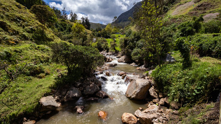 Mountains of Bogotaの写真素材