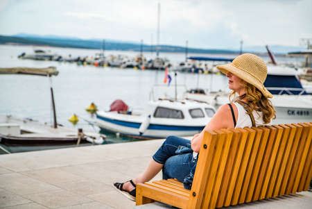 black motorcycle harley davidson .type of transport. Crikvenica. Croatia - July 2, 2020.のeditorial素材