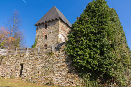Medieval castle in Styria, Austriaのeditorial素材