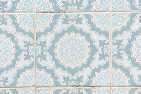 Traditional Portuguese Azulejo Tile Pattern
