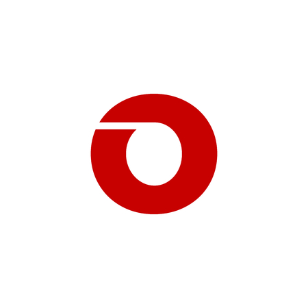 Modern Vector Logo Letter O. O Letter Design Vectorのイラスト素材