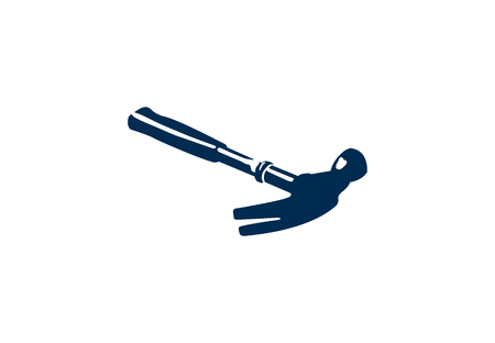 Blue Hammer Vector Icon Vintageのイラスト素材