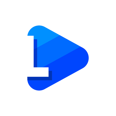 Vector Logo Letter L. L Letter Design Vectorのイラスト素材