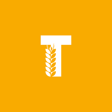 Modern Vector Logo Letter T. T Letter Design Vectorのイラスト素材