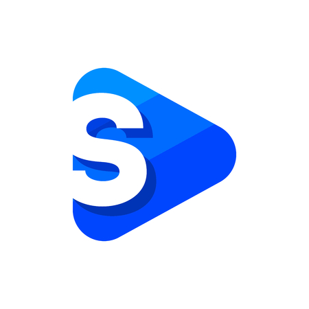 Vector Logo Letter S. S Letter Design Vectorのイラスト素材