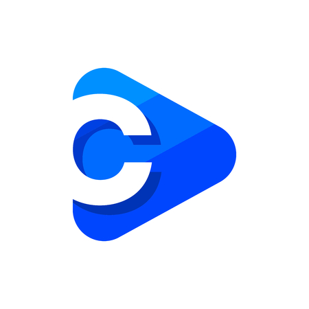 Vector Logo Letter C. C Letter Design Vectorのイラスト素材