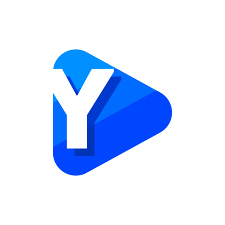 Vector Logo Letter Y. Y Letter Design Vectorのイラスト素材