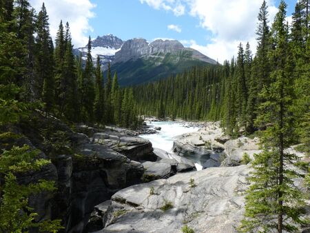 Canadian riverの写真素材