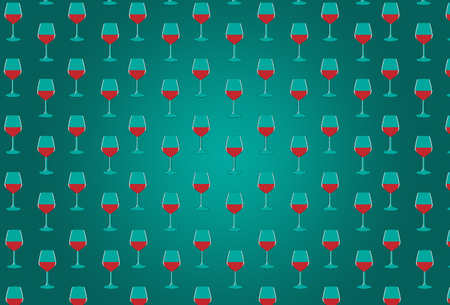 Here is a background texture image about wine, red wine on a blue green background. This is an illustration.の写真素材