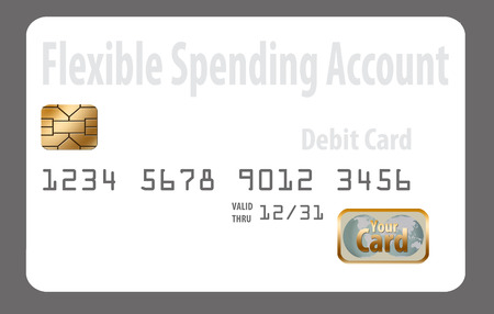 Here is a partially constructed credit card image to be completed as needed by client. Text and art can be added to make image fit your needs.の写真素材