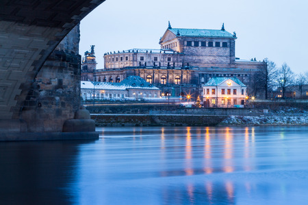 Semper Opera House, Dresden, Germanyのeditorial素材