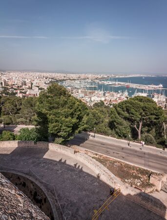 Panoramic view of Palma de majorca / mallorcaの写真素材