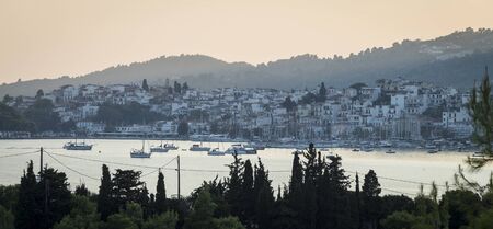View at Skiathos Island at Skiathos Island in Greeceの写真素材