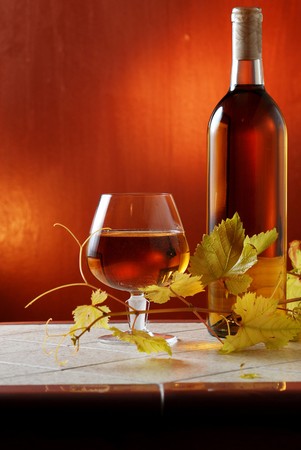 wine bottleの写真素材