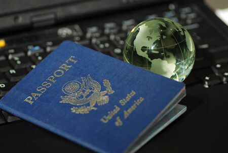 US passportの写真素材