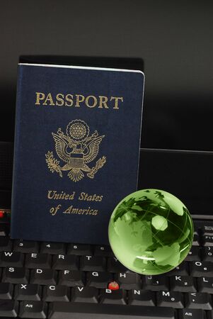 US passportの写真素材