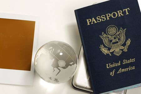 US passportの写真素材
