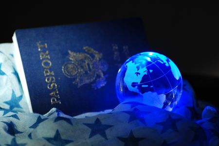 US passportの写真素材