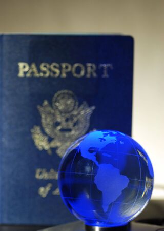 US passportの写真素材