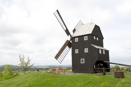 wind mill in germanyの写真素材