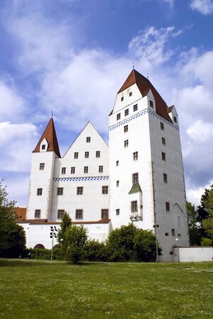 The old castle of Ingolstadt city in Bavariaのeditorial素材