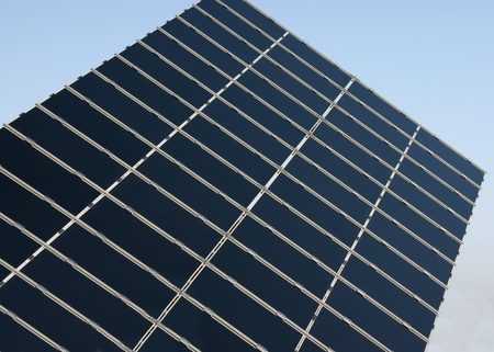 a photovoltaic panel of a solar parkの写真素材