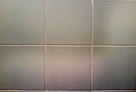texture gray tiles retro typical of an old bathroomの写真素材