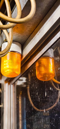 Emergency siren, Flashing light, Warning light, Emergency light. The amber flasher rotates rapidly....