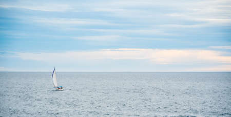 pretty clouds over the sea