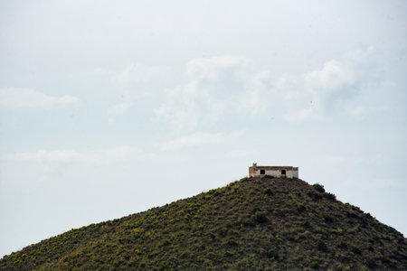 Tower on the hill, Tenerife, Canary Islands, Spainの写真素材