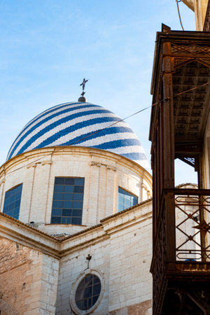 Capture of the Basilica in the city of Yecla, Spain.の写真素材