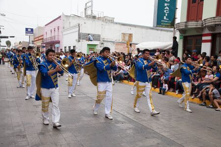 Matamoros, Tamaulipas, Mexico - March 01, 2014, Desfile Fiestas Mexicanas is part of the Charro Days Fiesta - Fiestas Mexicanas, A bi-national festival between USA and Mexico.のeditorial素材
