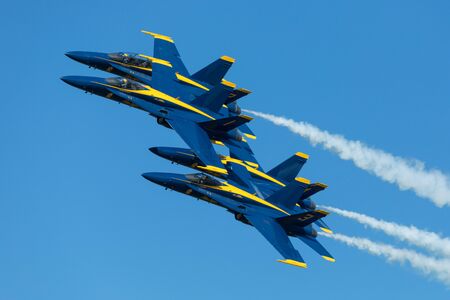 Dayton, Ohio, USA - June 28, 2014 The Vectren Dayton Air Show, Performers and static displays.