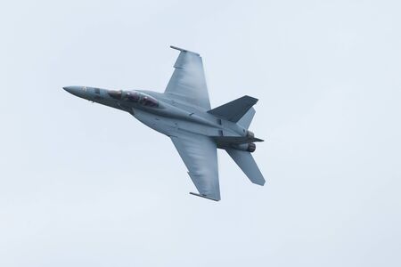 Dayton, Ohio, USA - June 21, 2015 The Vectren Dayton Air Show, Performers and static displays.のeditorial素材