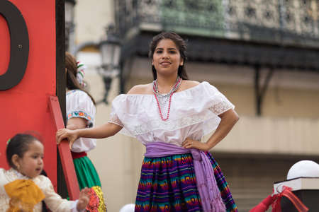 Matamoros, Tamaulipas, Mexico - February 24, 2018, Desfile Fiestas Mexicanas is part of the Charro Days Fiesta - Fiestas Mexicanas, A bi-national festival between USA and Mexico.のeditorial素材