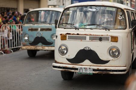 Matamoros, Tamaulipas, Mexico - February 24, 2018, Desfile Fiestas Mexicanas is part of the Charro Days Fiesta - Fiestas Mexicanas, A bi-national festival between USA and Mexico.のeditorial素材