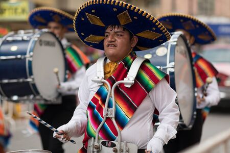 Matamoros, Tamaulipas, Mexico - February 24, 2018, Desfile Fiestas Mexicanas is part of the Charro Days Fiesta - Fiestas Mexicanas, A bi-national festival between USA and Mexico.のeditorial素材
